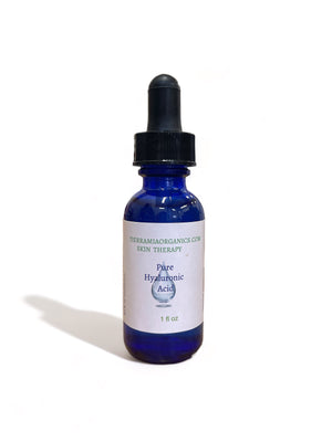 Hyaluronic Acid Hyaluronic serum helps to vanish away fine lines around the eyes by pulling moisture vapors from the air onto the skin resulting in plumper skin..