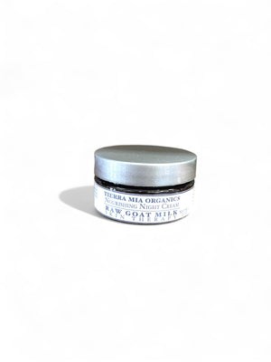 Nourishing Night Cream Nourish your face with rich goat's milk night cream with natural alph-hydroxy acids found in goats milk and castor oil that can help diminish fine lines and wrinkles.  You will notice the difference in your skin!
