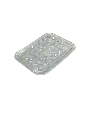 Soap Dish — Clear Square Soap Dish — Clear Square