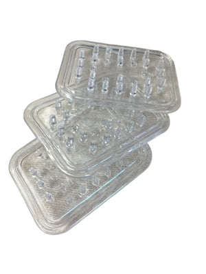Soap Dish — Clear Square Soap Dish — Clear Square