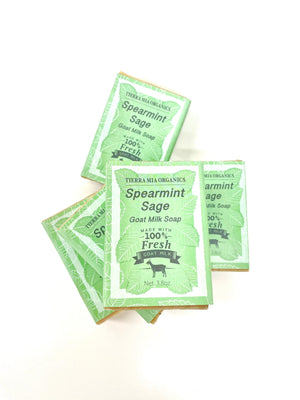 Spearmint Sage — Body Soap Bar Spearmint Sage — Body Soap Bar - Tierra Mia Organics