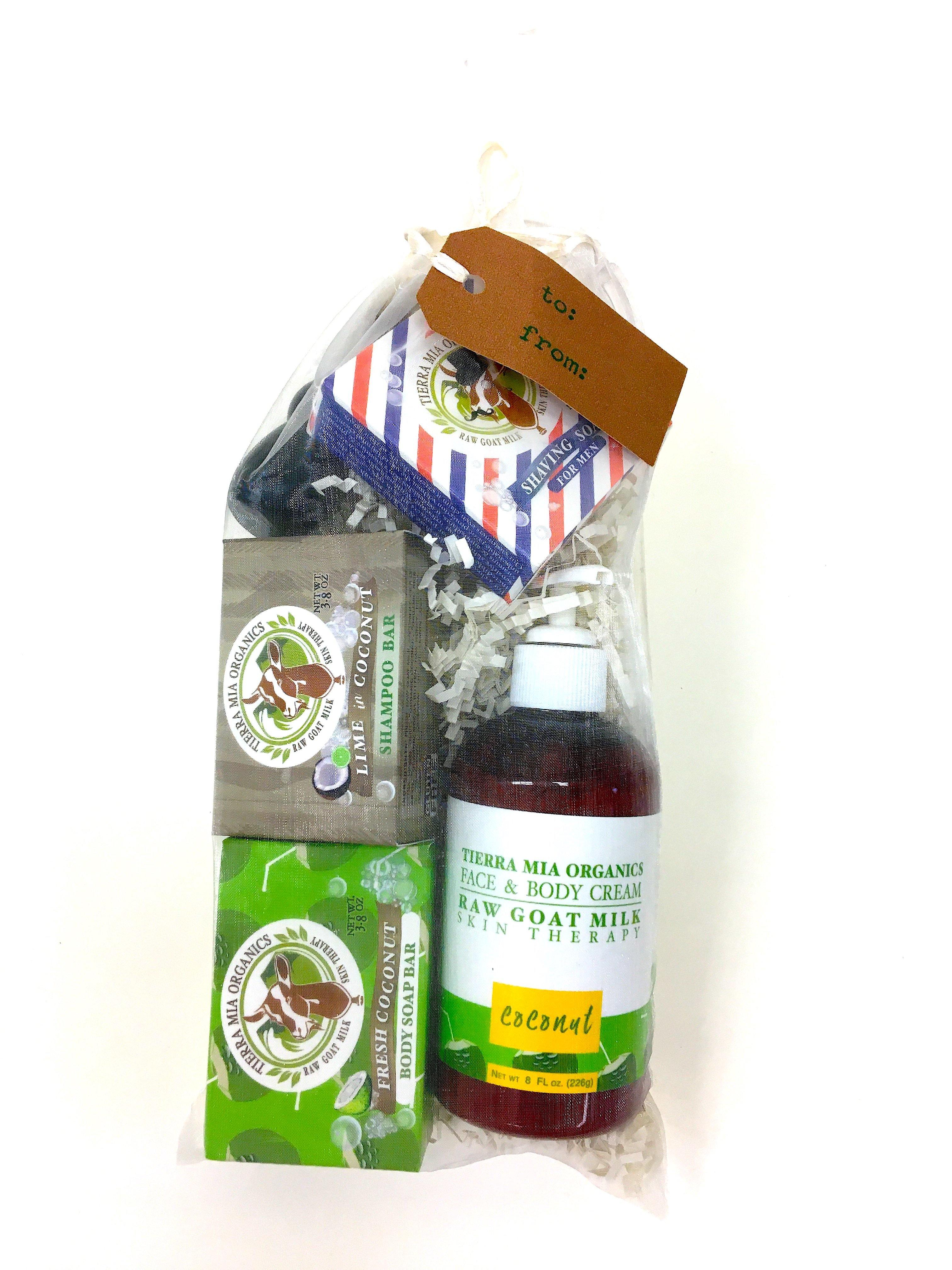Men's Gift Set- Coconut Bliss - Tierra Mia Organics