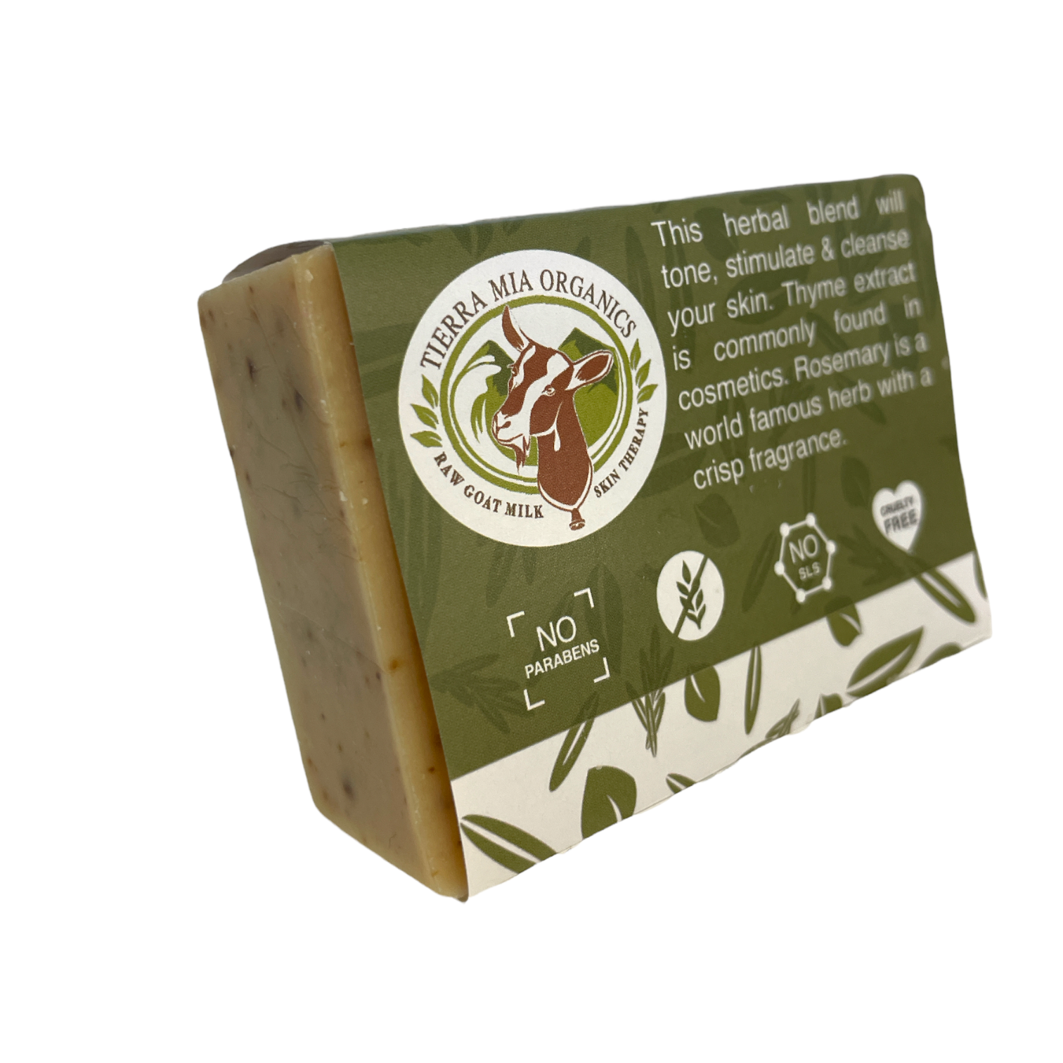 Rosemary Thyme Goat Milk Body Soap Bar - Tierra Mia
