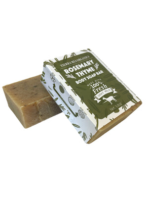 Rosemary Thyme Body Soap Bar Rosemary Thyme Goat Milk Body Soap Bar - Tierra Mia