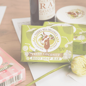Fresh Coconut —  Goat Milk Soap Bar - Tierra Mia Organics