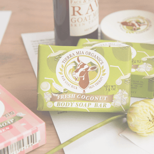 Fresh Coconut —  Soap Bar Fresh Coconut —  Goat Milk Soap Bar - Tierra Mia Organics