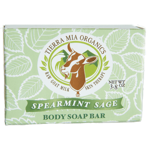 Spearmint Sage — Body Soap Bar Spearmint_Sage_Body_Soap_Bar_Goat_Milk_Soap