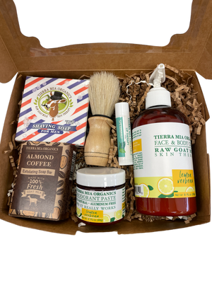 Men's Skincare - Best Men's Shave Gift Set on the Market that is safe and healthy on his skin 