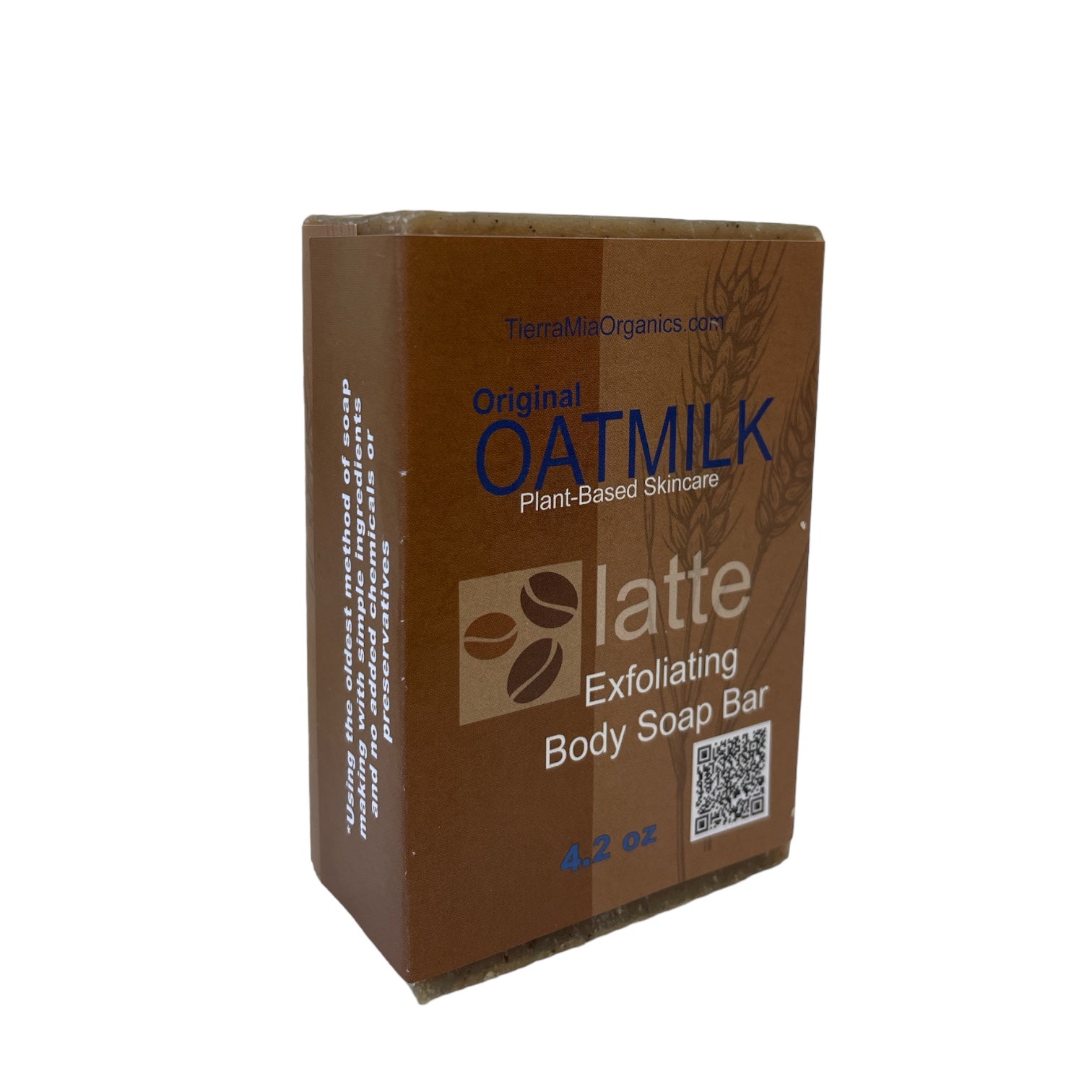 Original Oat Milk Latte Exfoliating Body Soap Bar
