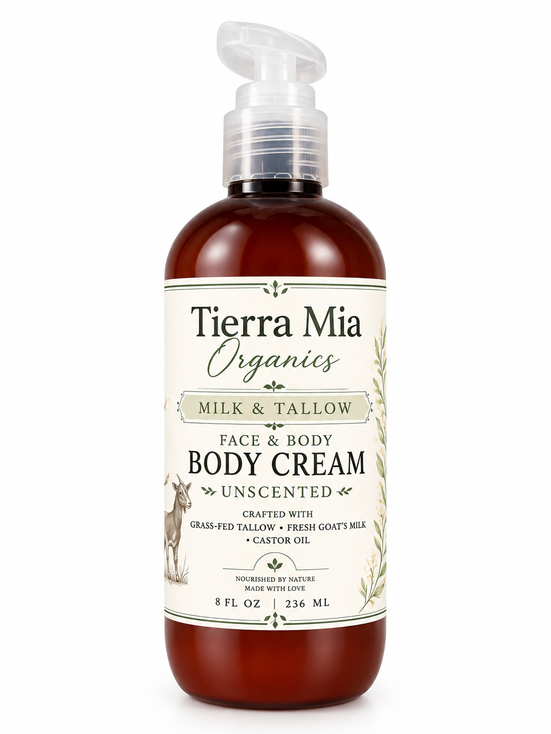 MILK & TALLOW BODY CREAM (8oz pump)