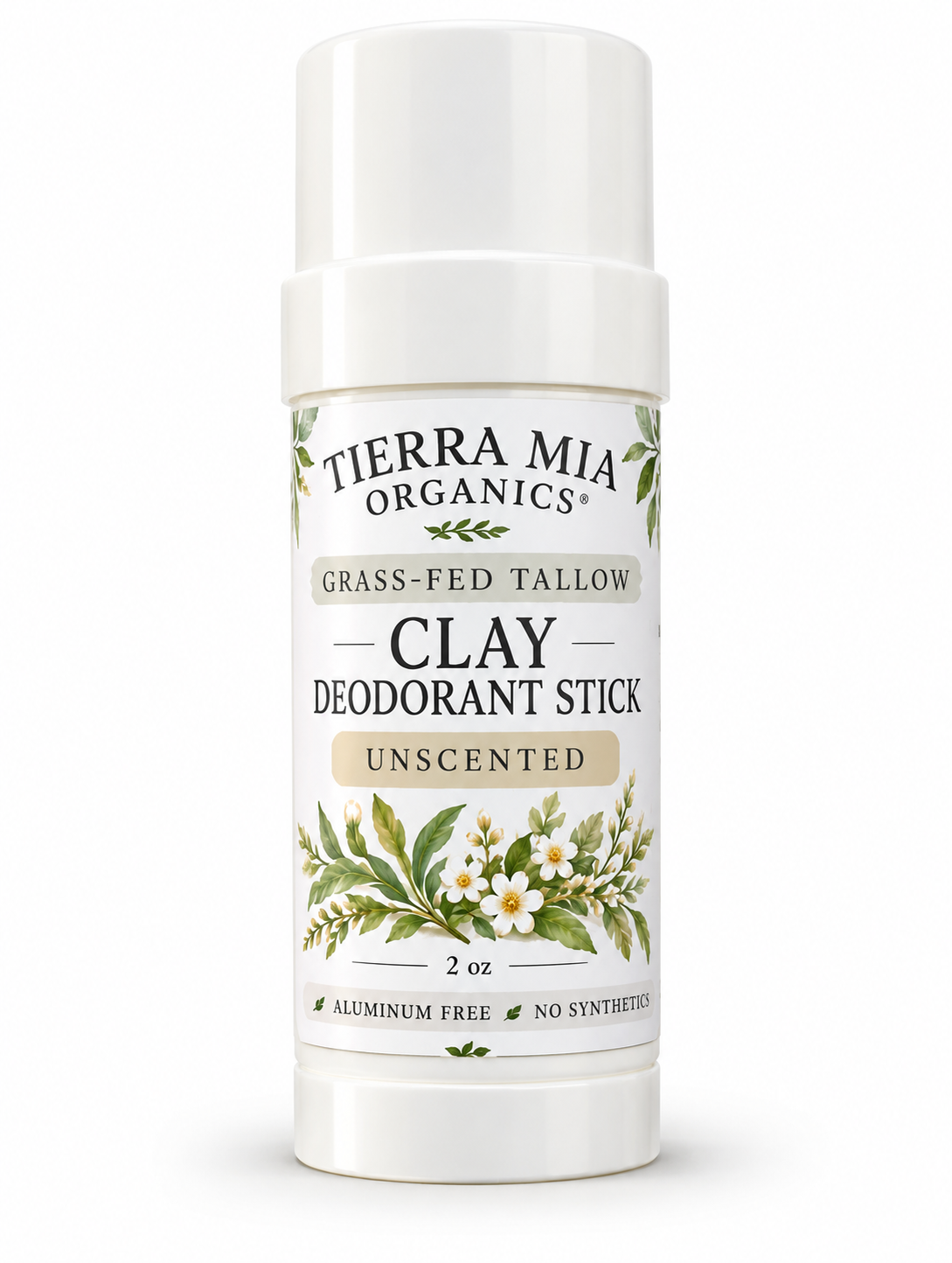 Tallow Deodorant| Aluminum-Free| Baking Soda-Free| Tierra Mia Organics