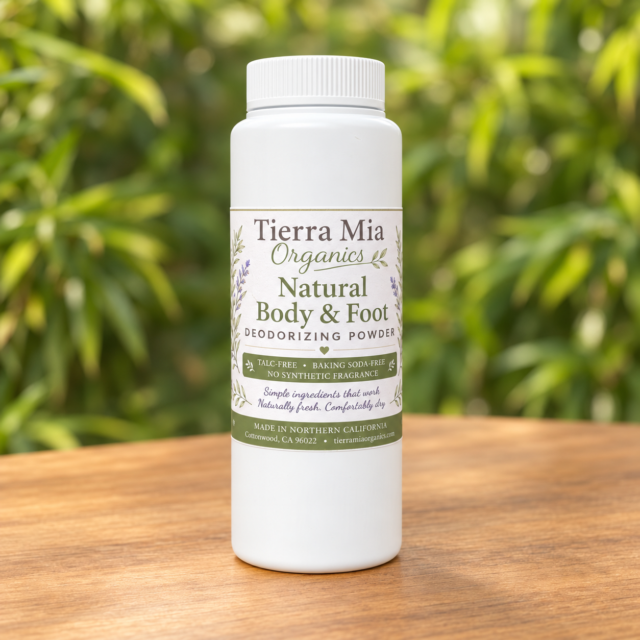 Natural Foot & Body Deodorizing Powder 4oz