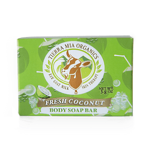 Fresh Coconut —  Goat Milk Soap Bar - Tierra Mia Organics