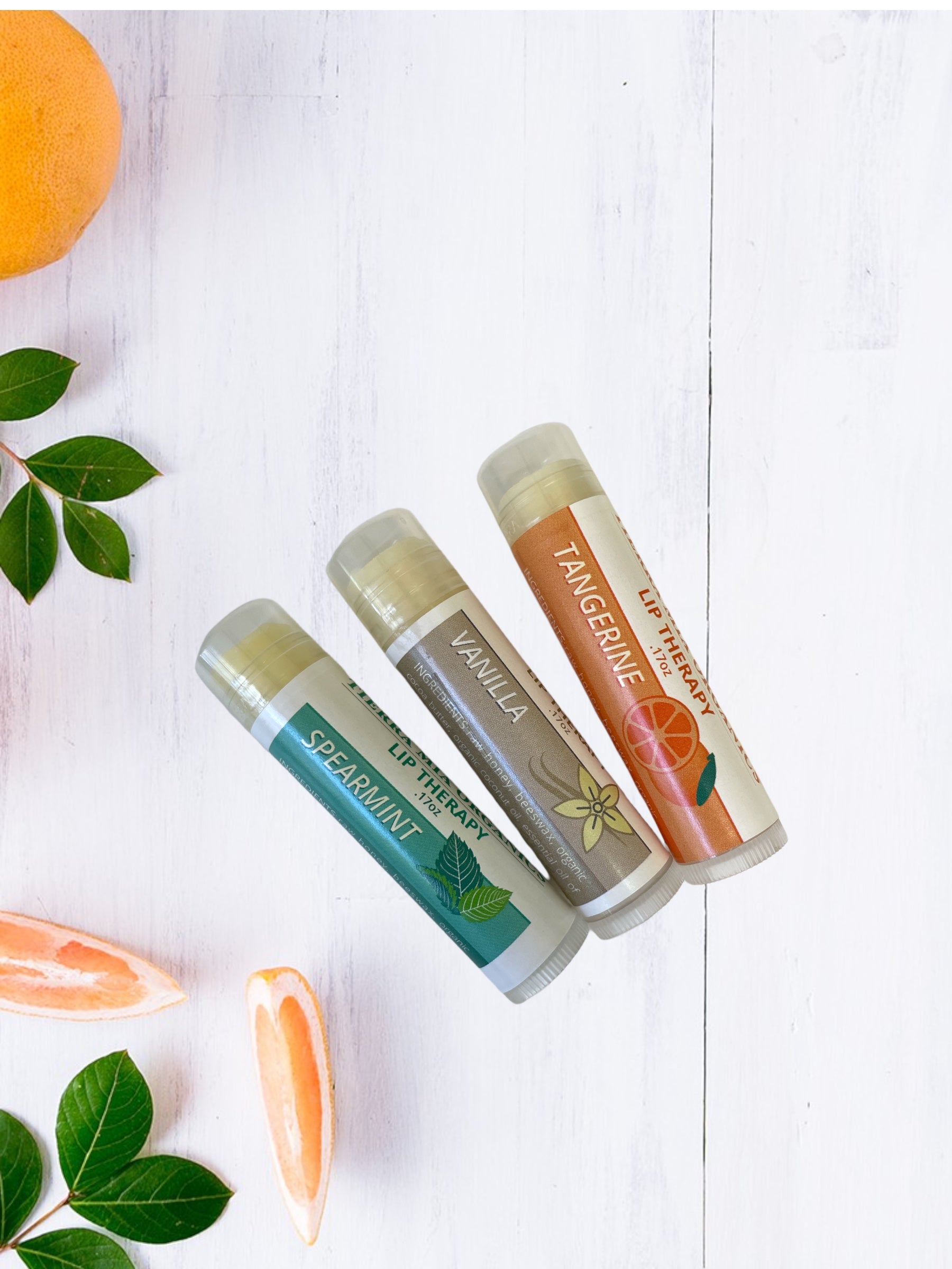 Lip Therapy Stick — Vanilla or Spearmint or Tangerine