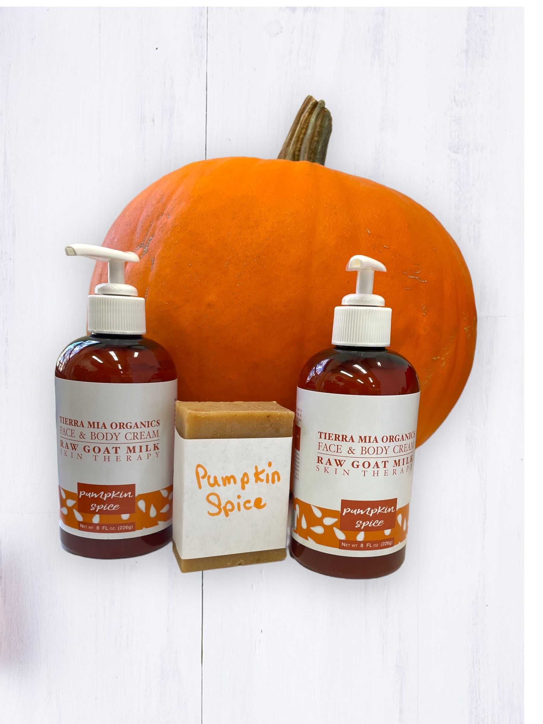 Pumpkin Spice Face & Body All-Natural Goat Milk Lotion | Tierra