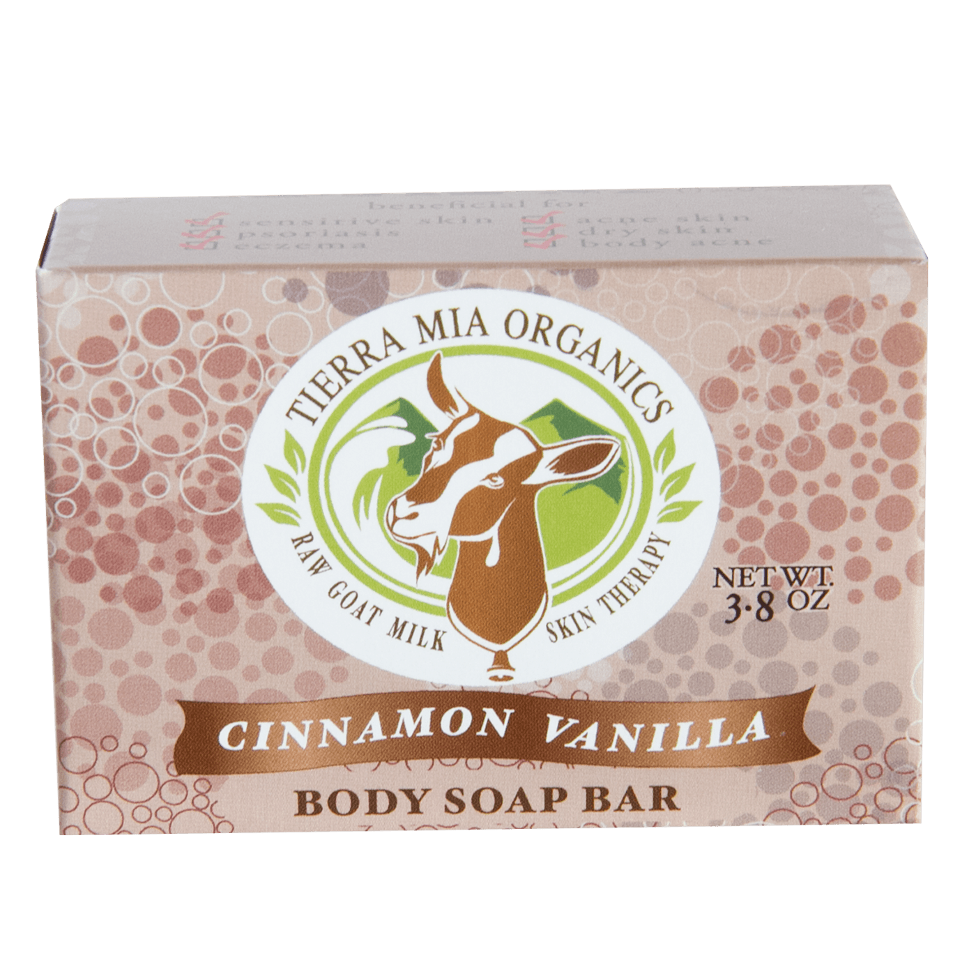 Cinnamon Vanilla — Goat MIlk Body Soap Bar - Tierra Mia Organics