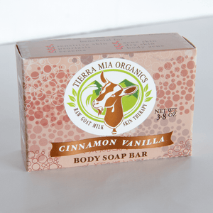 Cinnamon Vanilla — Goat MIlk Body Soap Bar - Tierra Mia Organics