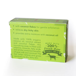 Fresh Coconut —  Goat Milk Soap Bar - Tierra Mia Organics
