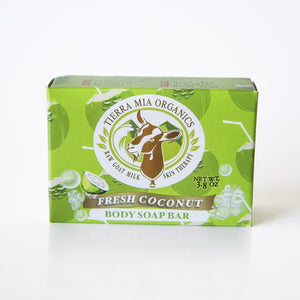 Fresh Coconut —  Goat Milk Soap Bar - Tierra Mia Organics