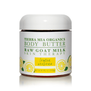 Goat MIlk Body Butter Lemon Verbena - Tierra Mia Organics
