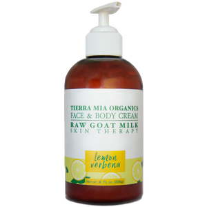  Face & Body Cream Lemon Verbena Goat Milk Face & Body Cream Lemon Verbena - Tierra Mia Organics
