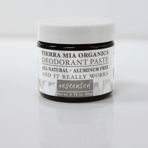 Deodorant Paste — All Natural and Aluminum Free - Tierra Mia Organics