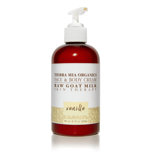 Goat Milk Face & Body Cream Vanilla - Tierra Mia Organics